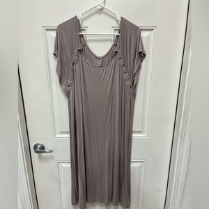 Grey Birthing/ Hospital Gown